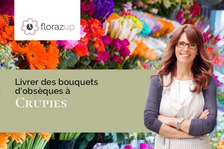 créations florales pour une crémation à Crupies (Drôme/26460)