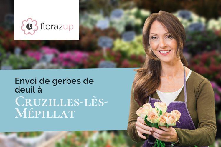 couronnes florales pour un décès à Cruzilles-lès-Mépillat (Ain/01290)