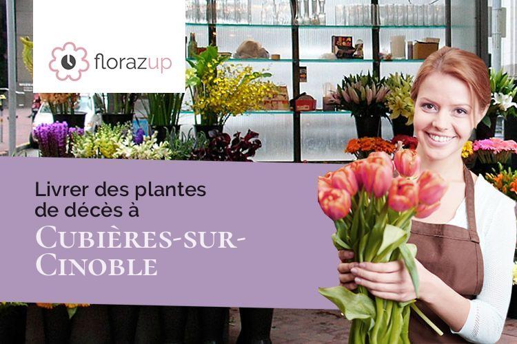 couronnes florales pour une crémation à Cubières-sur-Cinoble (Aude/11190)