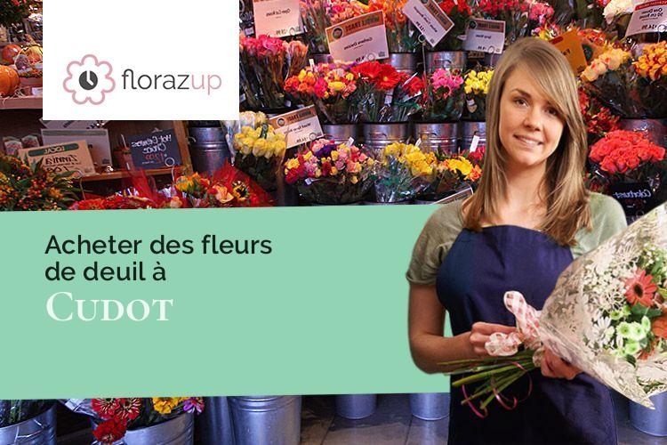 créations florales pour des obsèques à Cudot (Yonne/89116)