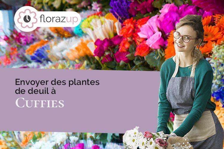 plantes pour des obsèques à Cuffies (Aisne/02880)
