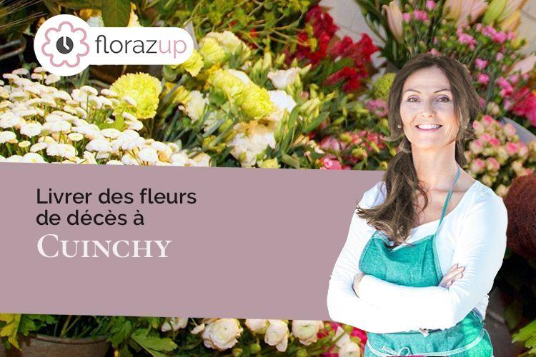gerbes de fleurs pour un décès à Cuinchy (Pas-de-Calais/62149)