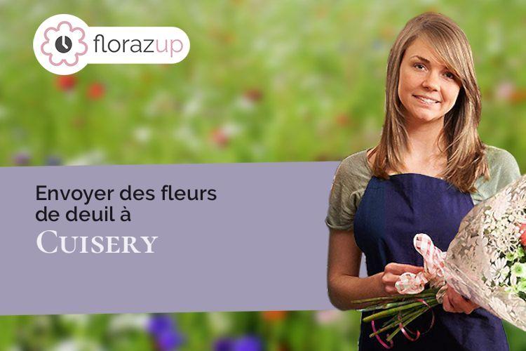 gerbes de fleurs pour des obsèques à Cuisery (Saône-et-Loire/71290)