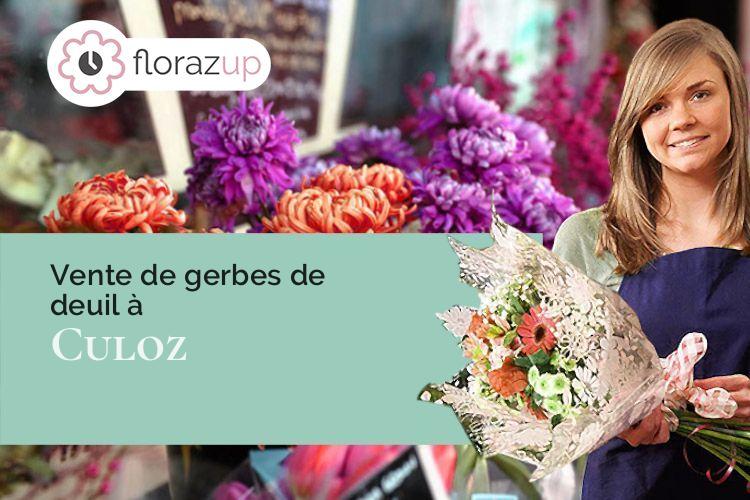 créations de fleurs pour des funérailles à Culoz (Ain/01350)