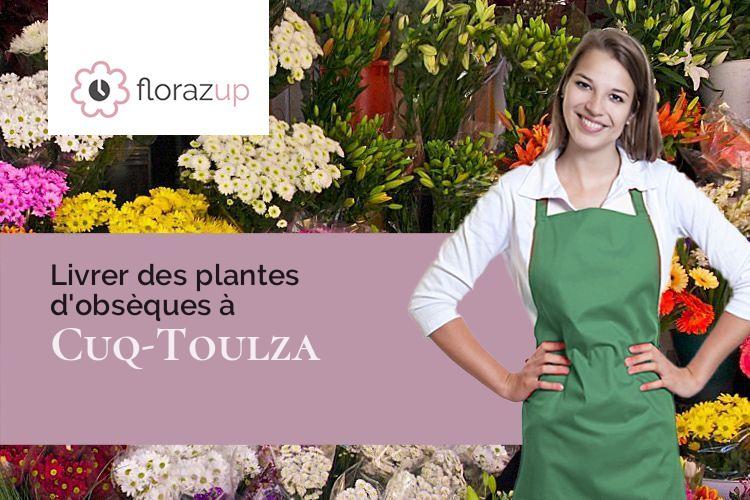 coupes de fleurs pour un enterrement à Cuq-Toulza (Tarn/81470)