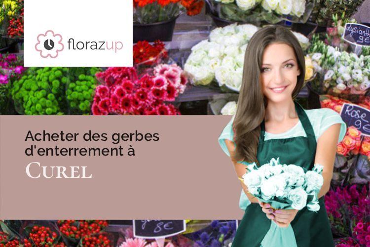 bouquets de fleurs pour un enterrement à Curel (Haute-Marne/52300)