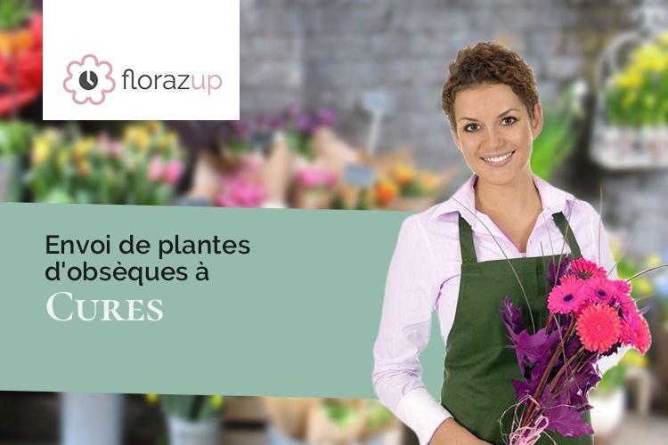 fleurs deuil pour un enterrement à Cures (Sarthe/72240)