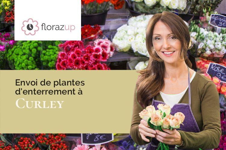 gerbes de fleurs pour des obsèques à Curley (Côte-d'Or/21220)