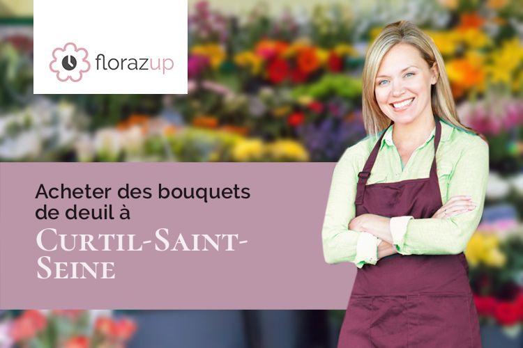 compositions de fleurs pour des obsèques à Curtil-Saint-Seine (Côte-d'Or/21380)