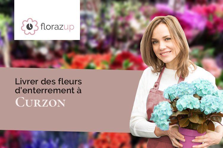 coeurs de fleurs pour une crémation à Curzon (Vendée/85540)