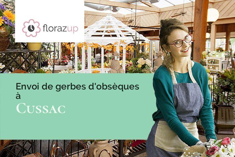 compositions florales pour un deuil à Cussac (Cantal/15430)