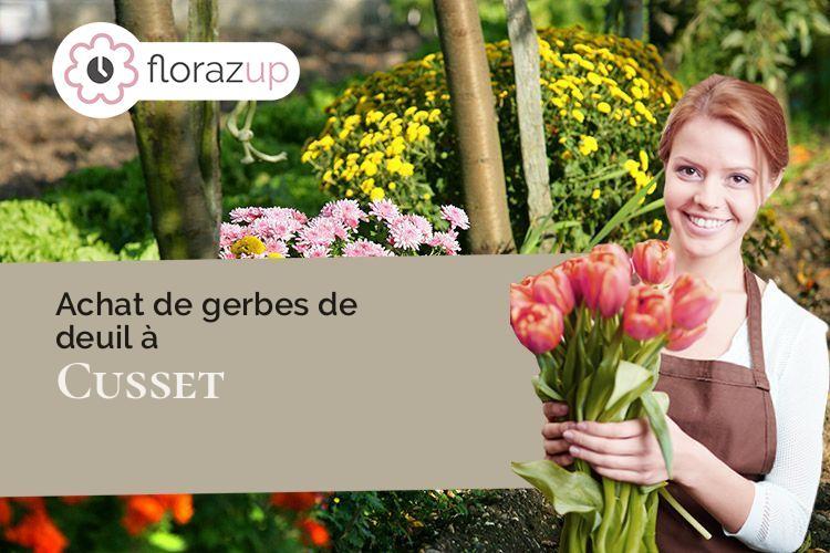 créations de fleurs pour une crémation à Cusset (Allier/03300)