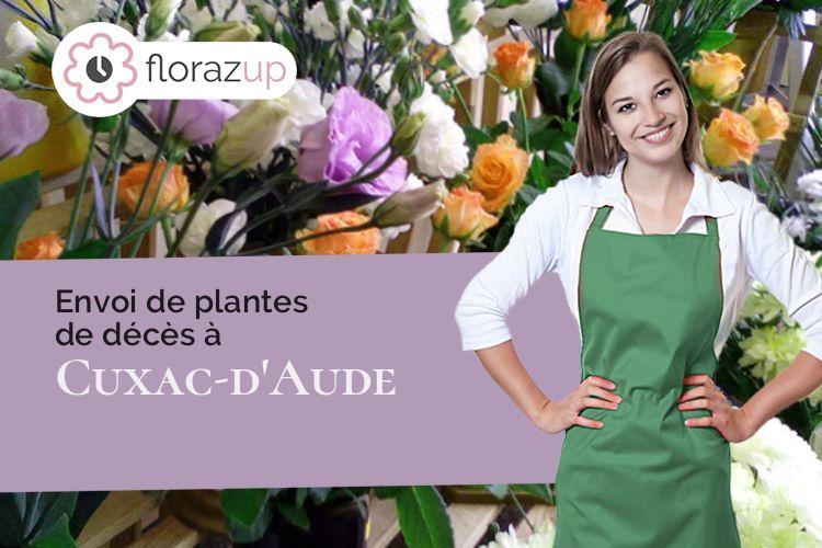 coupes de fleurs pour une crémation à Cuxac-d'Aude (Aude/11590)