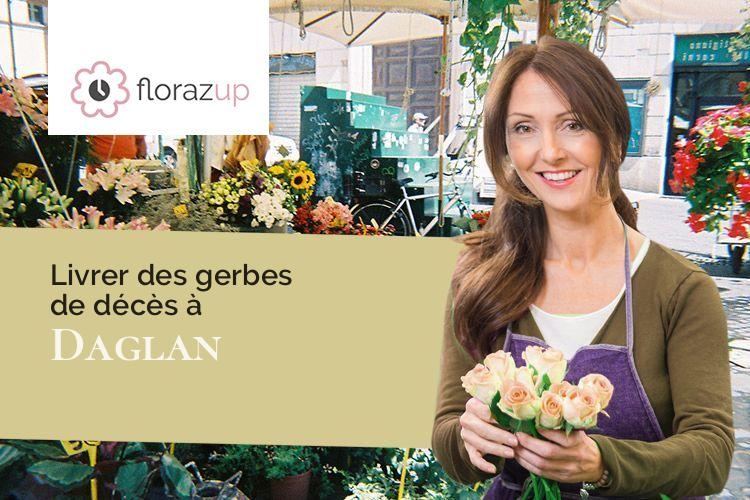 compositions florales pour des obsèques à Daglan (Dordogne/24250)