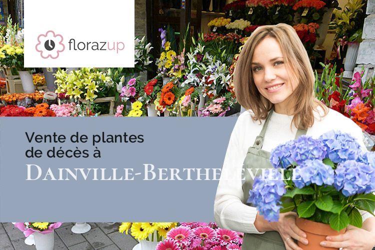coeurs de fleurs pour un enterrement à Dainville-Bertheléville (Meuse/55130)