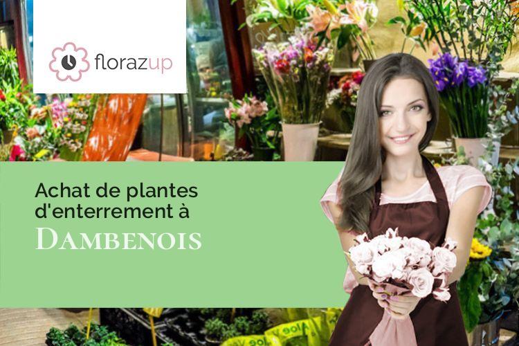compositions florales pour un décès à Dambenois (Doubs/25600)