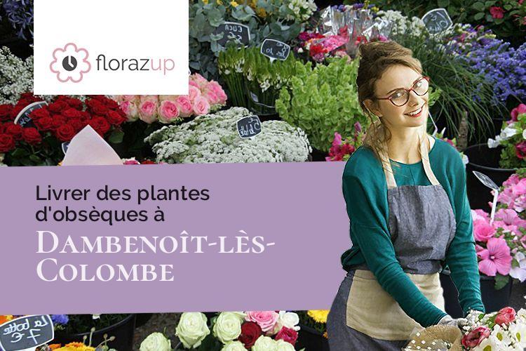 couronnes de fleurs pour des obsèques à Dambenoît-lès-Colombe (Haute-Saône/70200)