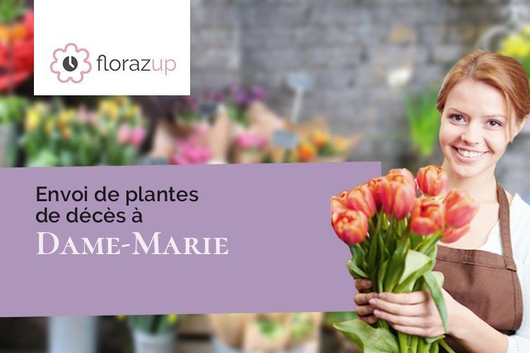 coupes de fleurs pour un décès à Dame-Marie (Orne/61130)