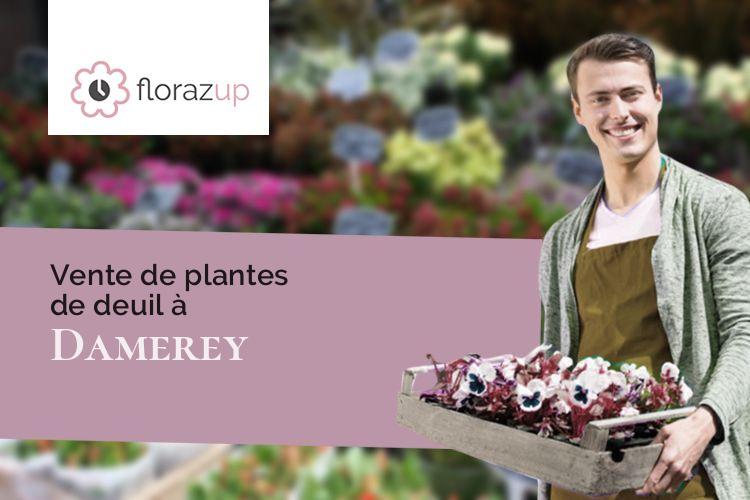 coupes de fleurs pour des funérailles à Damerey (Saône-et-Loire/71620)