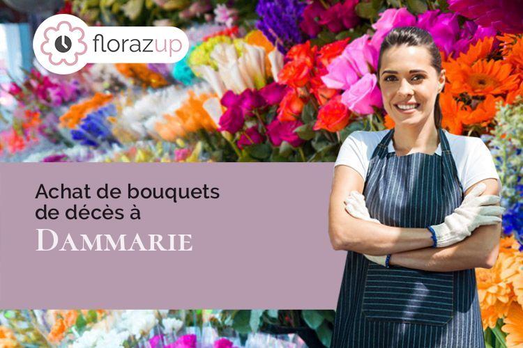créations de fleurs pour un enterrement à Dammarie (Eure-et-Loir/28360)