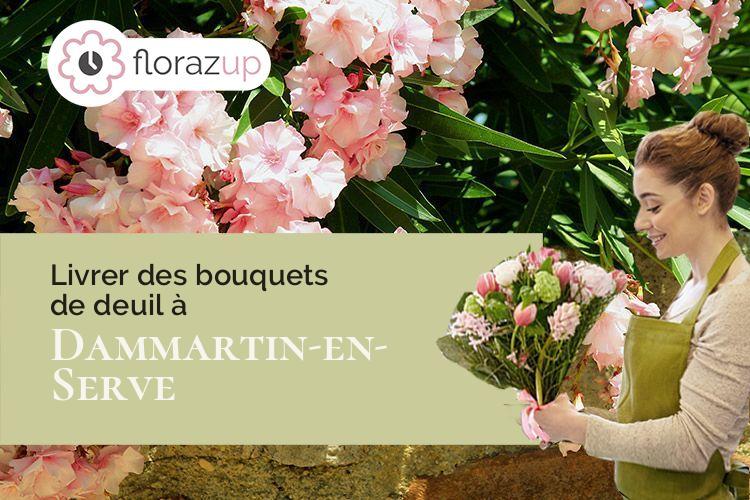 couronnes florales pour un deuil à Dammartin-en-Serve (Yvelines/78111)