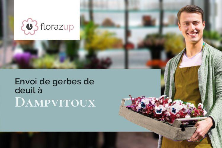 coeurs de fleurs pour un enterrement à Dampvitoux (Meurthe-et-Moselle/54470)