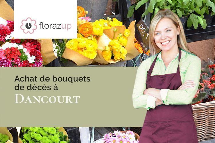 bouquets de fleurs pour un enterrement à Dancourt (Seine-Maritime/76340)