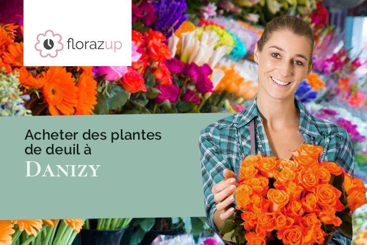 fleurs deuil pour un deuil à Danizy (Aisne/02800)