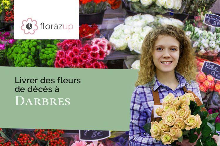 bouquets de fleurs pour un deuil à Darbres (Ardèche/07170)