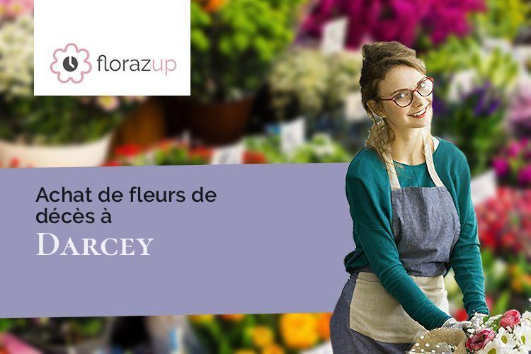 couronnes de fleurs pour un décès à Darcey (Côte-d'Or/21150)