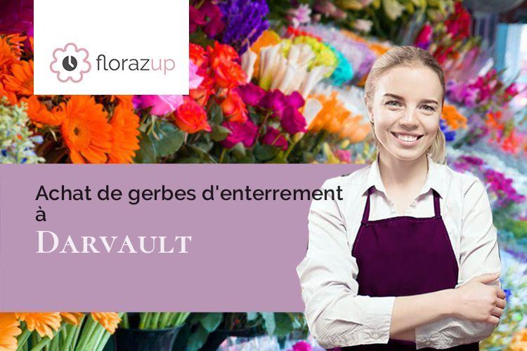 fleurs deuil pour une crémation à Darvault (Seine-et-Marne/77140)