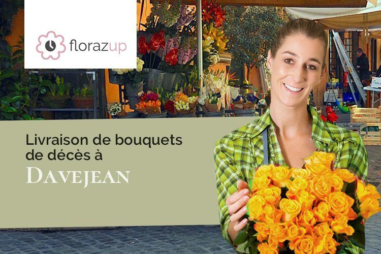 fleurs deuil pour des obsèques à Davejean (Aude/11330)