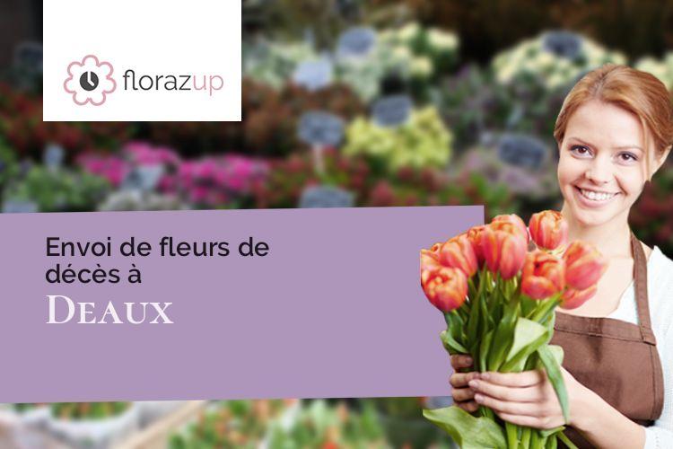 créations de fleurs pour un décès à Deaux (Gard/30360)