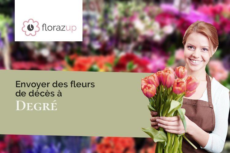 créations de fleurs pour un deuil à Degré (Sarthe/72550)