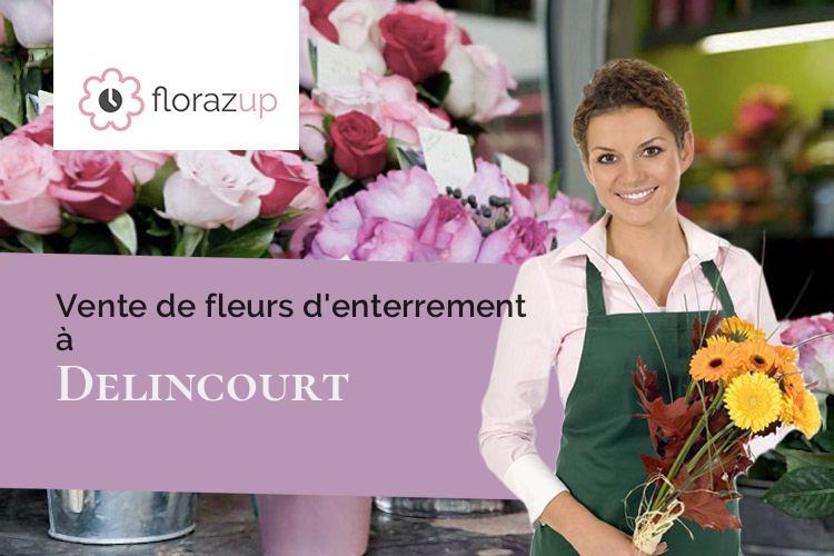 compositions de fleurs pour un décès à Delincourt (Oise/60240)