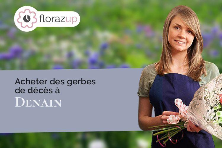 gerbes de fleurs pour des obsèques à Denain (Nord/59220)