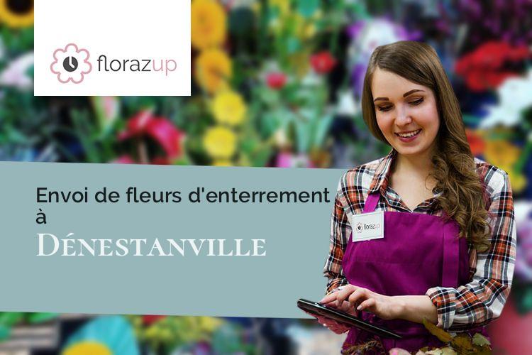 compositions de fleurs pour une crémation à Dénestanville (Seine-Maritime/76590)