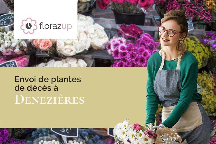 couronnes de fleurs pour un décès à Denezières (Jura/39130)