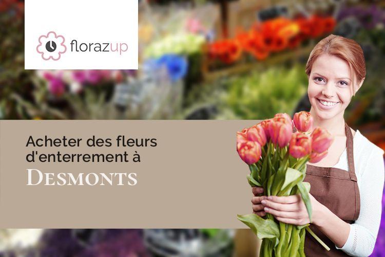 gerbes de fleurs pour des obsèques à Desmonts (Loiret/45390)