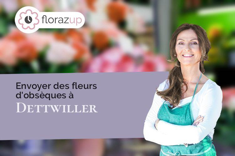 bouquets de fleurs pour une crémation à Dettwiller (Bas-Rhin/67490)