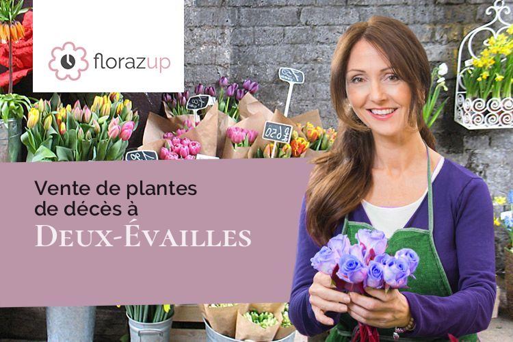 couronnes florales pour des obsèques à Deux-Évailles (Mayenne/53150)