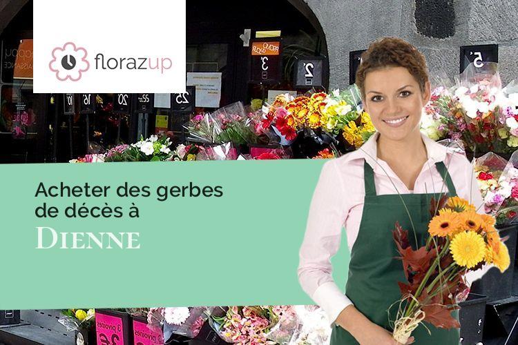 créations de fleurs pour un deuil à Dienne (Vienne/86410)