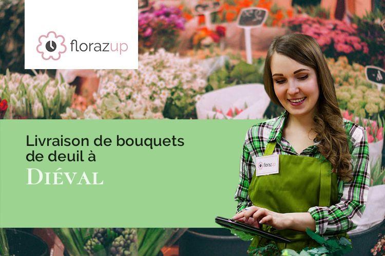 bouquets de fleurs pour un décès à Diéval (Pas-de-Calais/62460)