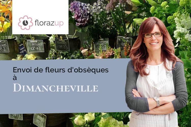 compositions de fleurs pour des obsèques à Dimancheville (Loiret/45390)