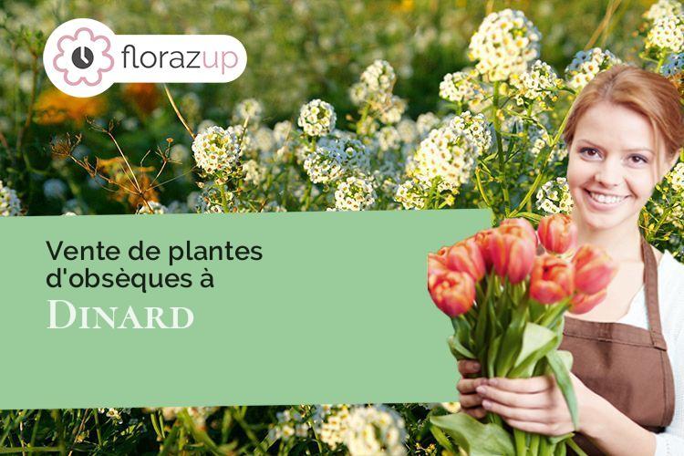 gerbes de fleurs pour un enterrement à Dinard (Ille-et-Vilaine/35800)
