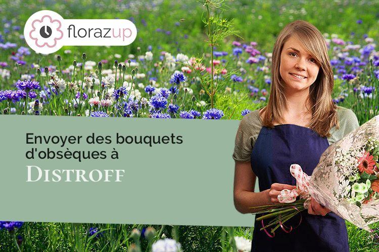 coupes de fleurs pour un décès à Distroff (Moselle/57134)