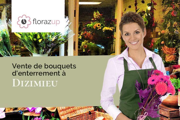 compositions de fleurs pour des obsèques à Dizimieu (Isère/38460)