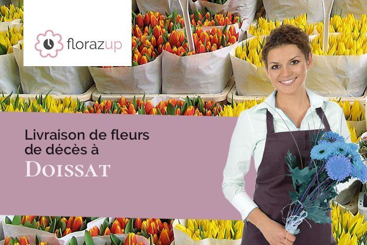 coupes de fleurs pour un décès à Doissat (Dordogne/24170)