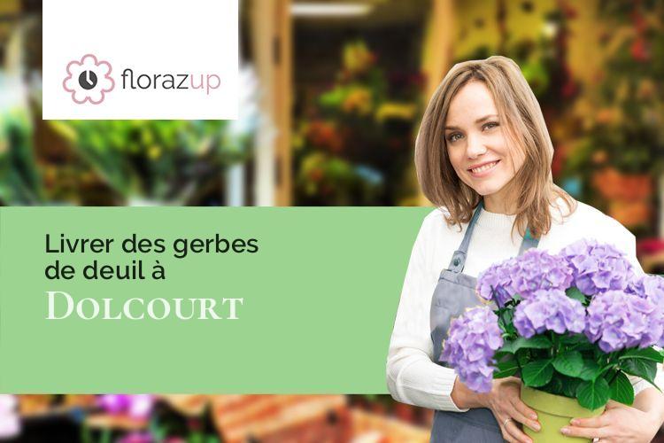 compositions de fleurs pour un enterrement à Dolcourt (Meurthe-et-Moselle/54170)