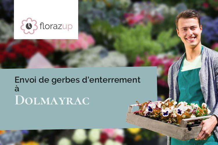 coupes de fleurs pour un décès à Dolmayrac (Lot-et-Garonne/47110)